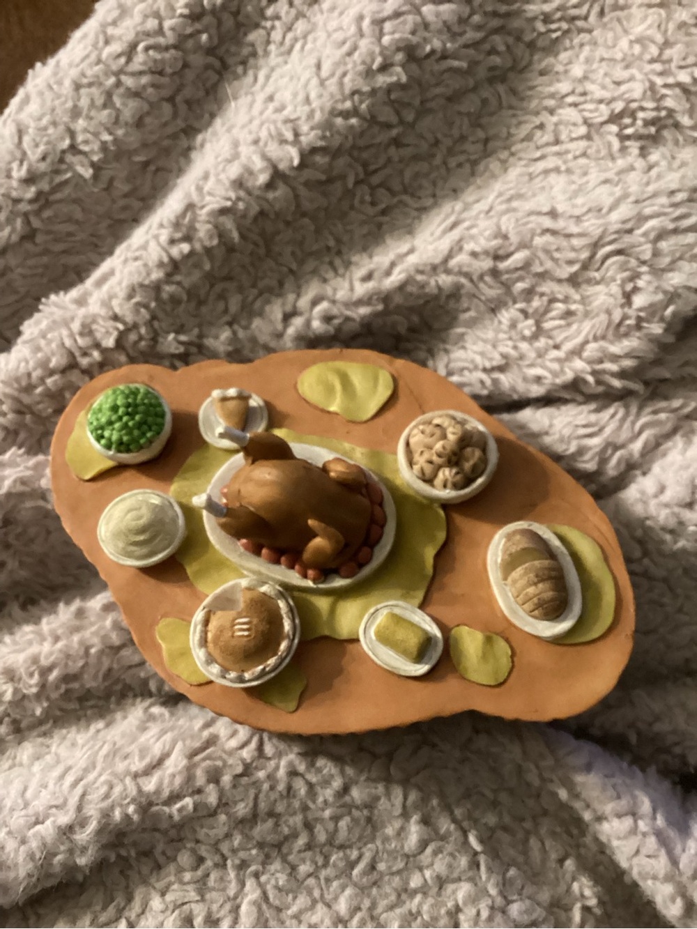 Miniature Thanksgiving Dinner Centerpiece Dollhouse?